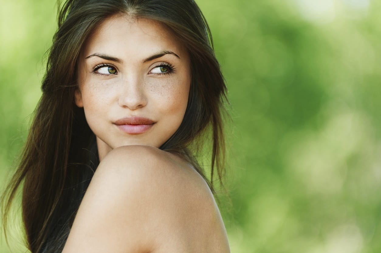 woman with beautiful skin