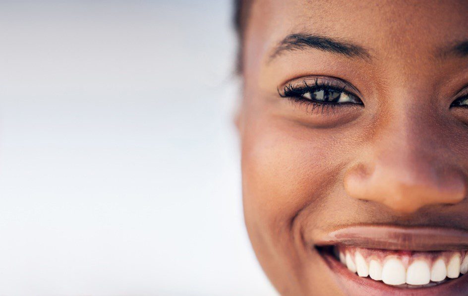 Close up of woman smiling