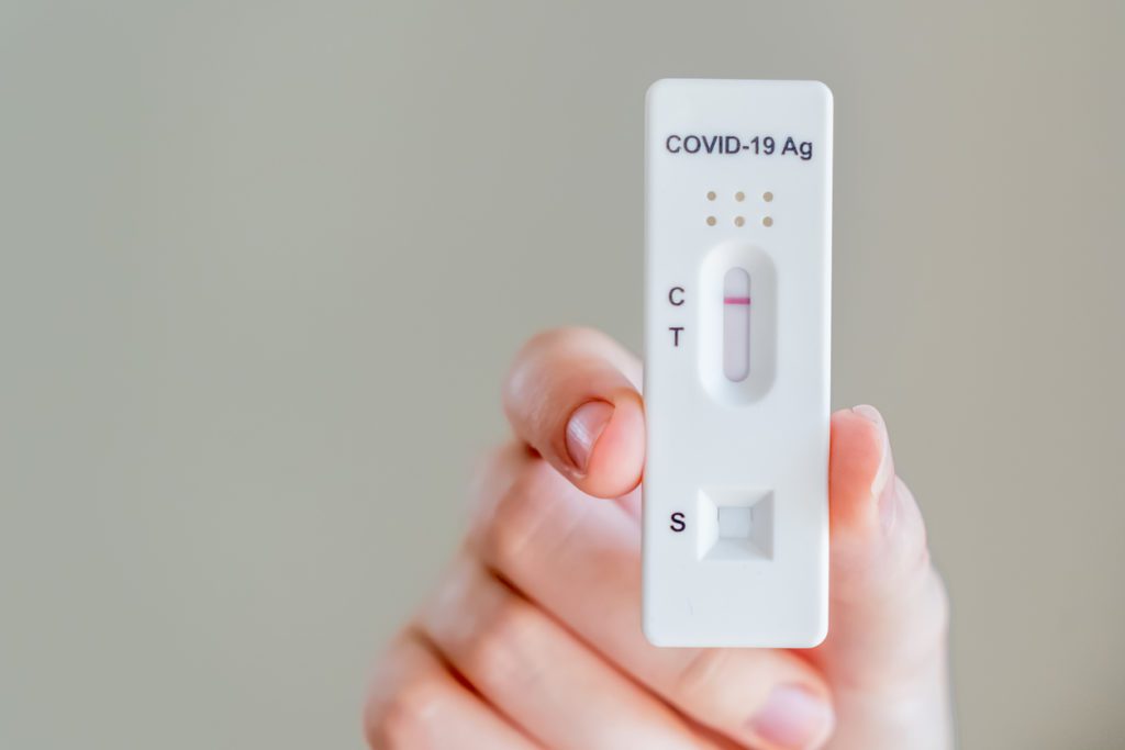 positive covid test